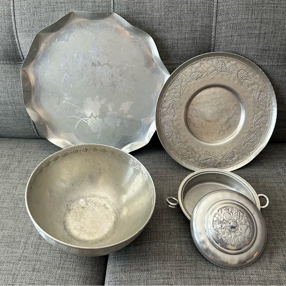 Everlast Hand Forged Metal Serving Lot of 5